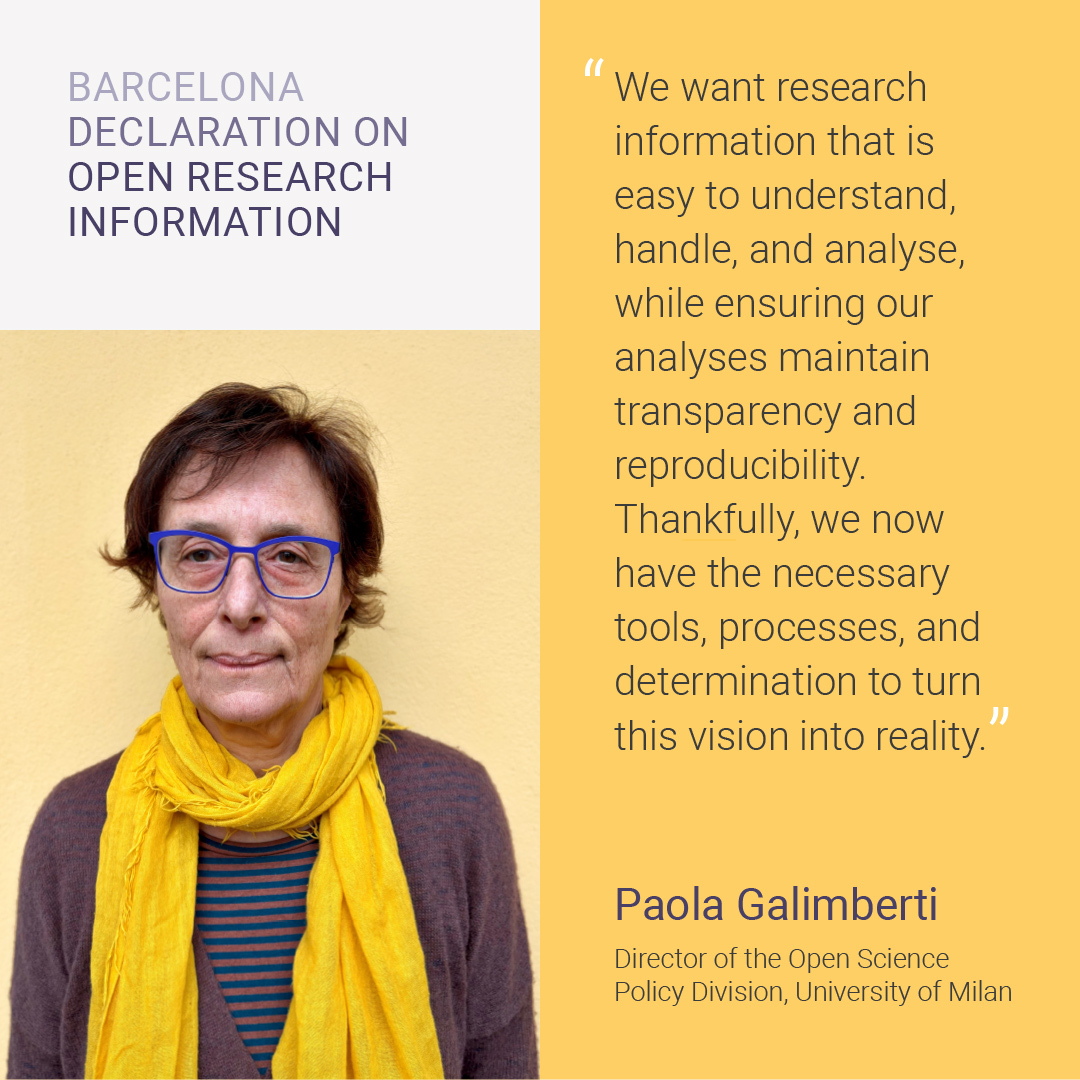 Open research information must be the new norm – Research on Research ...